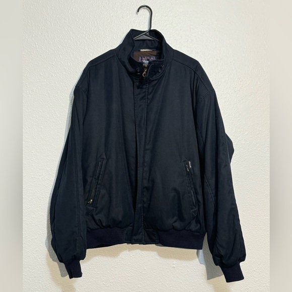 Faconnable Blue Bomber Men's Jacket Designed in France Size LL